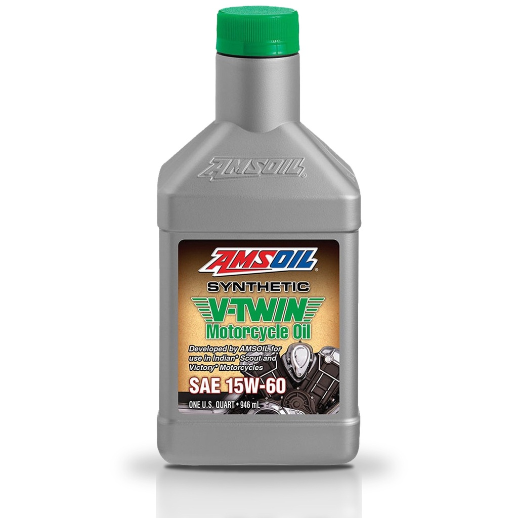 15W60 Synthetic V-Twin Motorcycle Oil