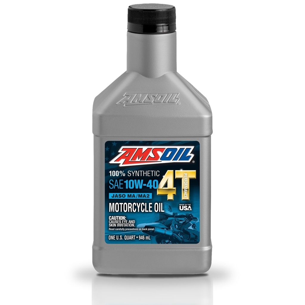 10W40 100% Synthetic 4T Performance 4-Stroke Motorcycle Oil