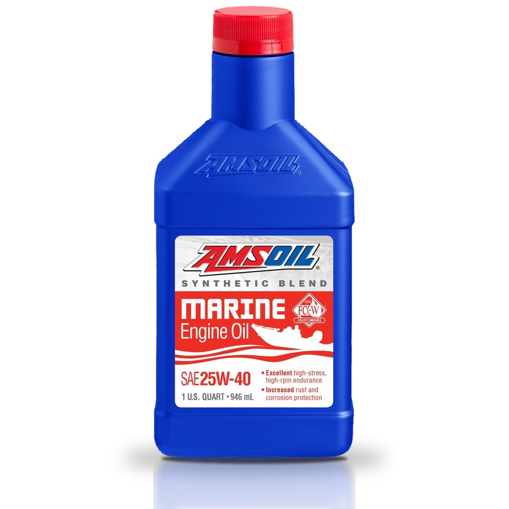 25W40 Synthetic-Blend Marine Engine Oil