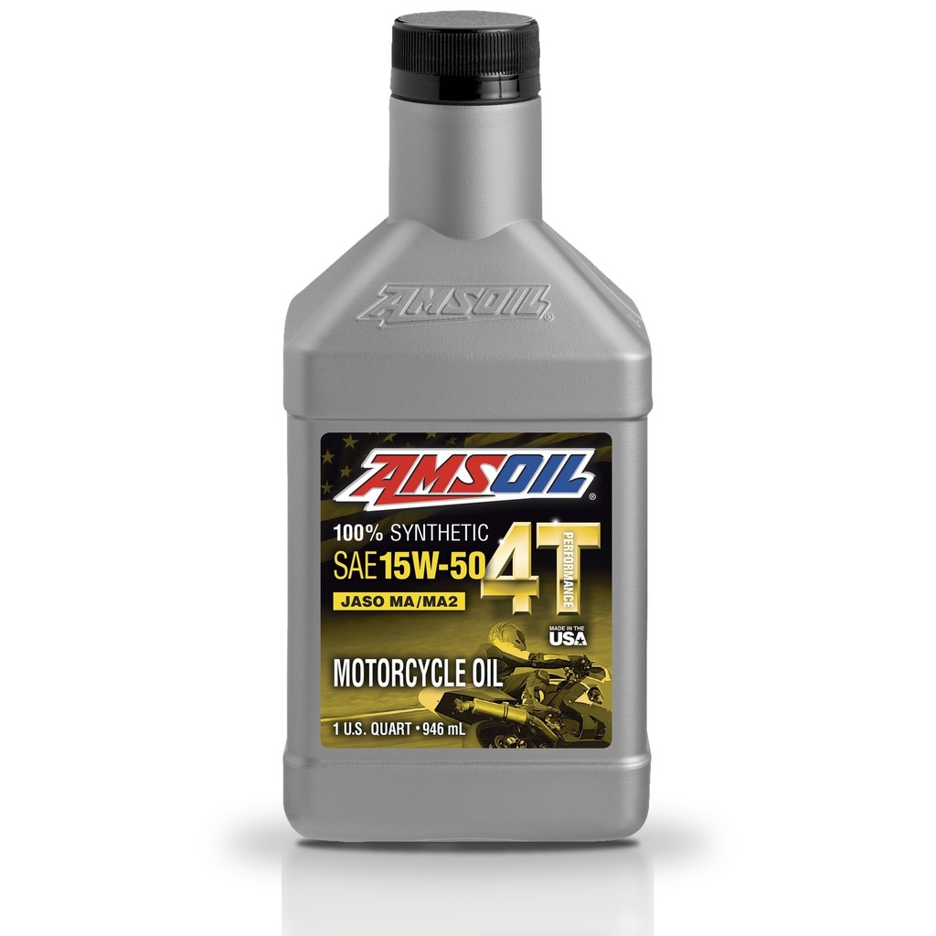 15W50 100% Synthetic 4T Performance 4-Stroke Motorcycle Oil