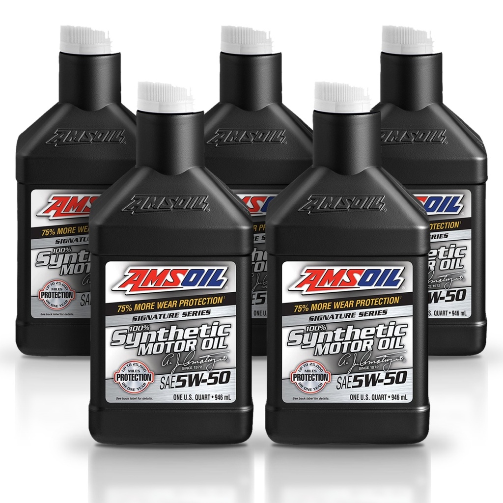 KIT DE 5 ACEITES 5w50 Signature Sintético 