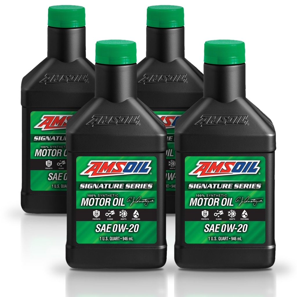 Kit De 4 Aceites 0w20 Sintético Signatura Amsoil Premium