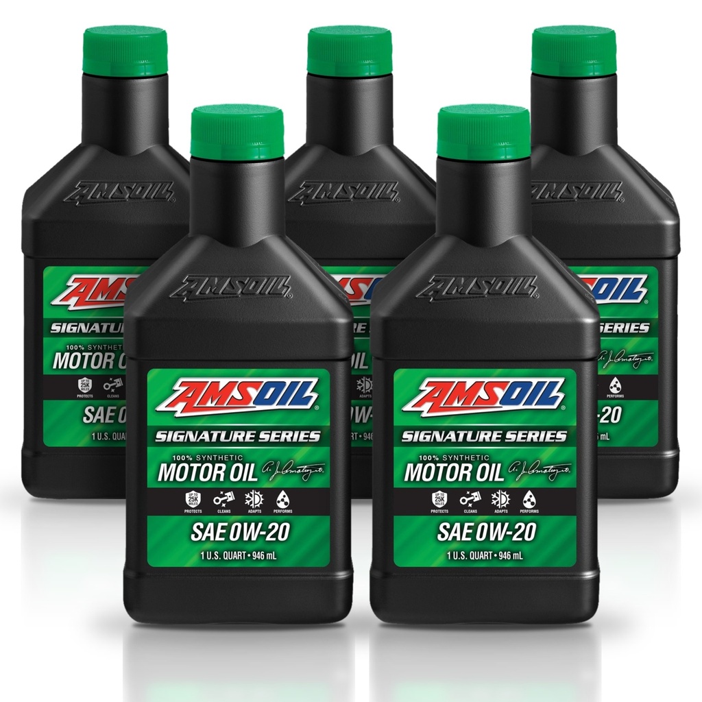 Kit De 5 Aceites 0w20 Sintético Signatura Amsoil Premium