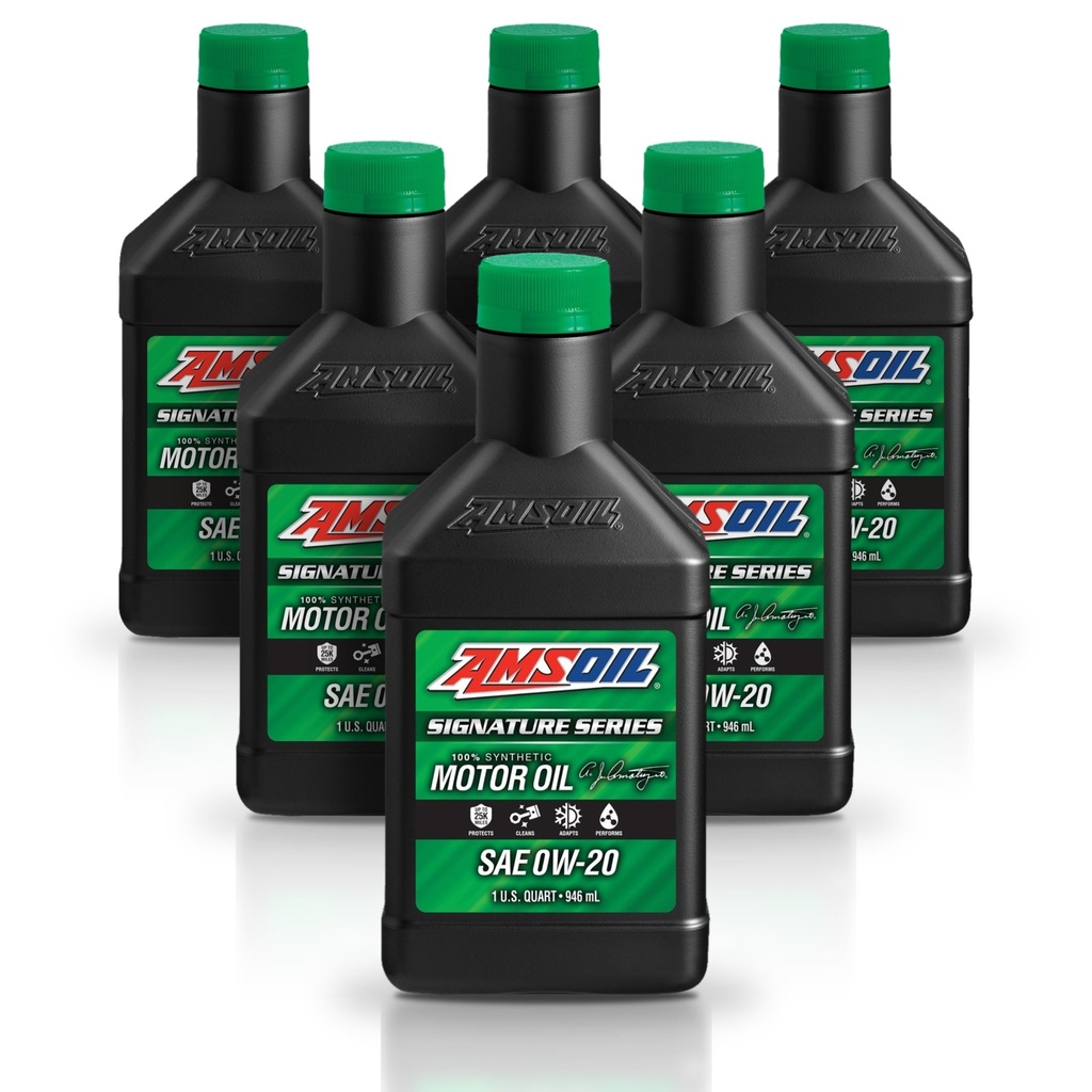 Kit De 6 Aceites 0w20 Sintético Signatura Amsoil Premium