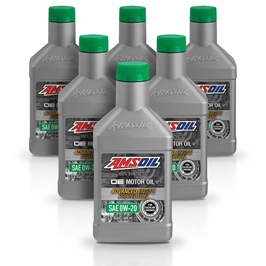 Kit De 6 Aceites 0w20 Oe Amsoil Sintético Performance 6L