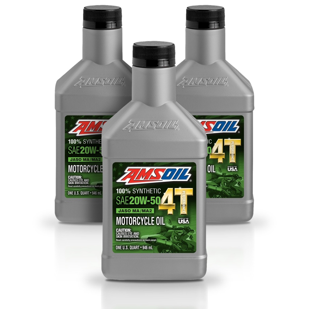 Kit De 3 Aceites Amsoil 20w50 Performance Full Sintético