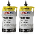 Kit 2 aceites SAE 75W/80W90 Universal Synthetic Marine Gear Lube