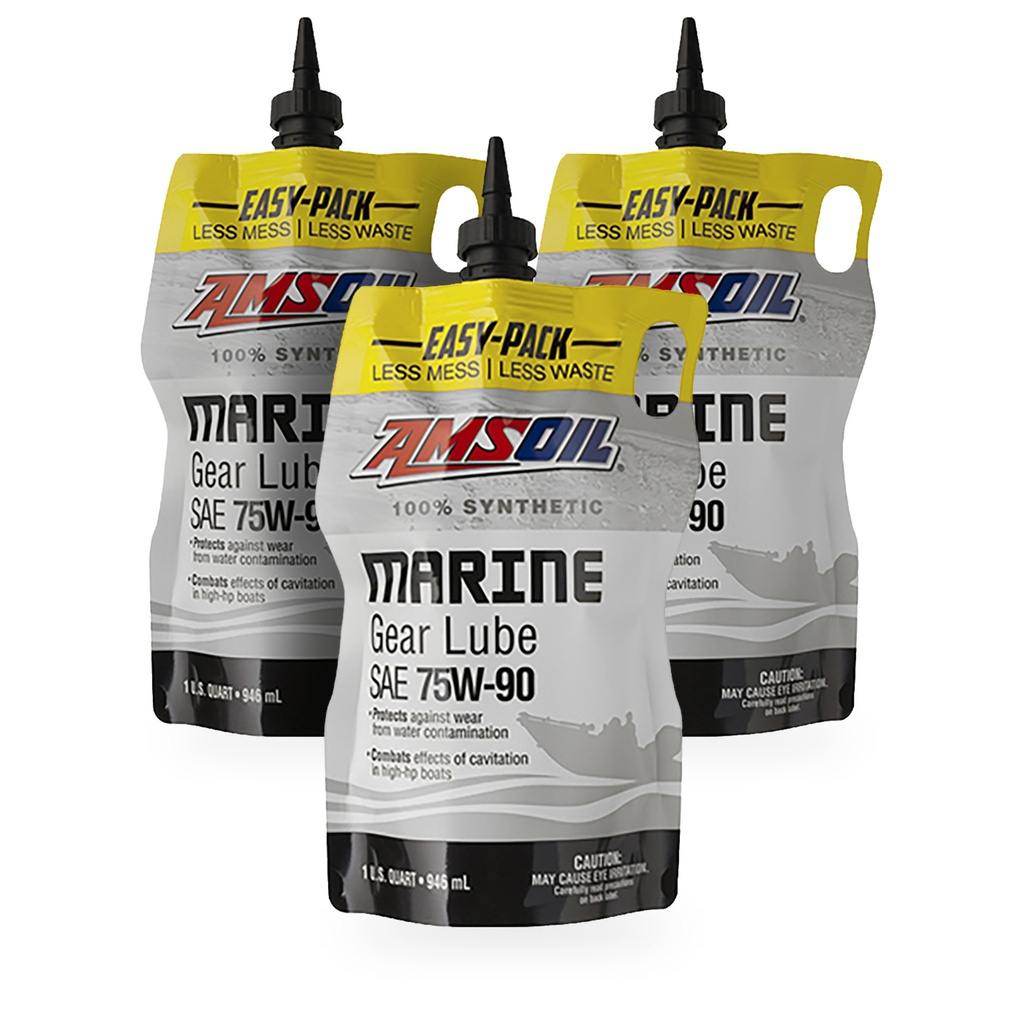 Kit 3 Aceites SAE 75W/80W90 Synthetic Marino Gear Lube