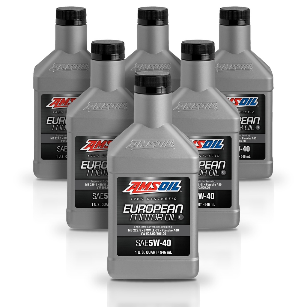 Kit De 6 Aceites 5w40 Amsoil Sintético Europeo Formula 6l