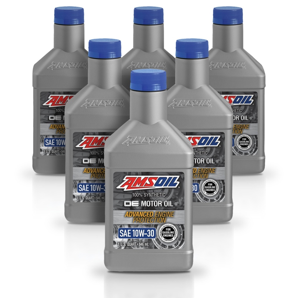 Kit de 6 Aceites 10w30 Para Motor 100% Sintético Oe Amsoil