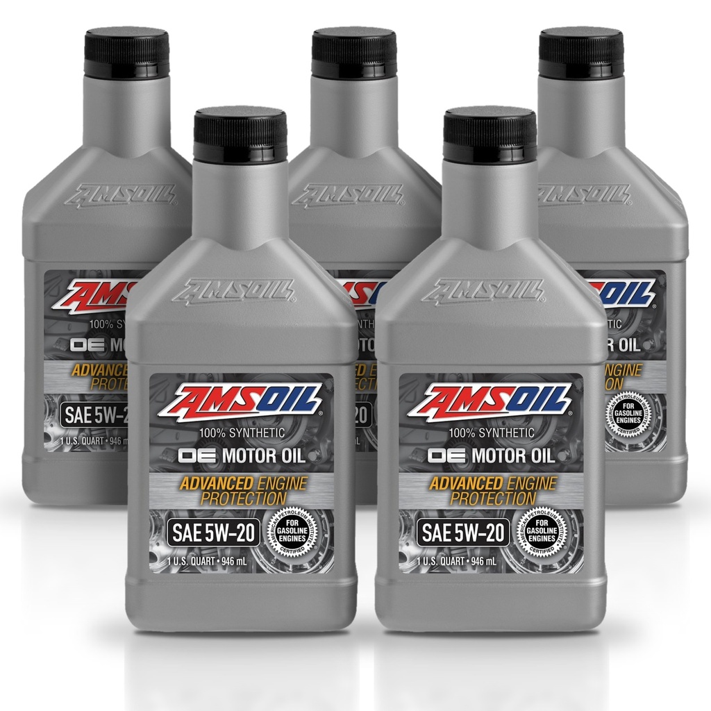 Kit De 5 Aceites 5w20 Oe 100% Sintético Performance Amsoil