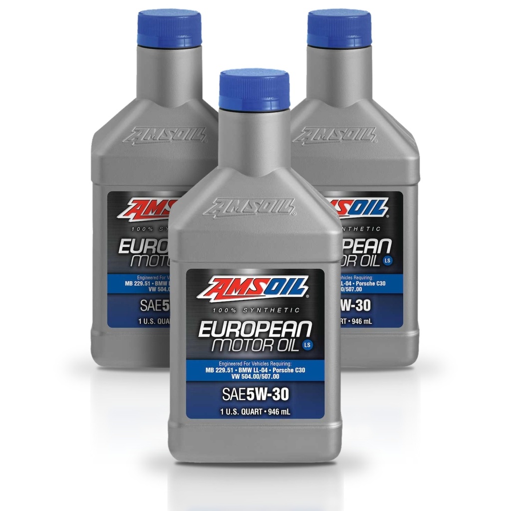 KIT De 3 Aceite 5w30 100% Sintetico Formula Europea Amsoil 3L