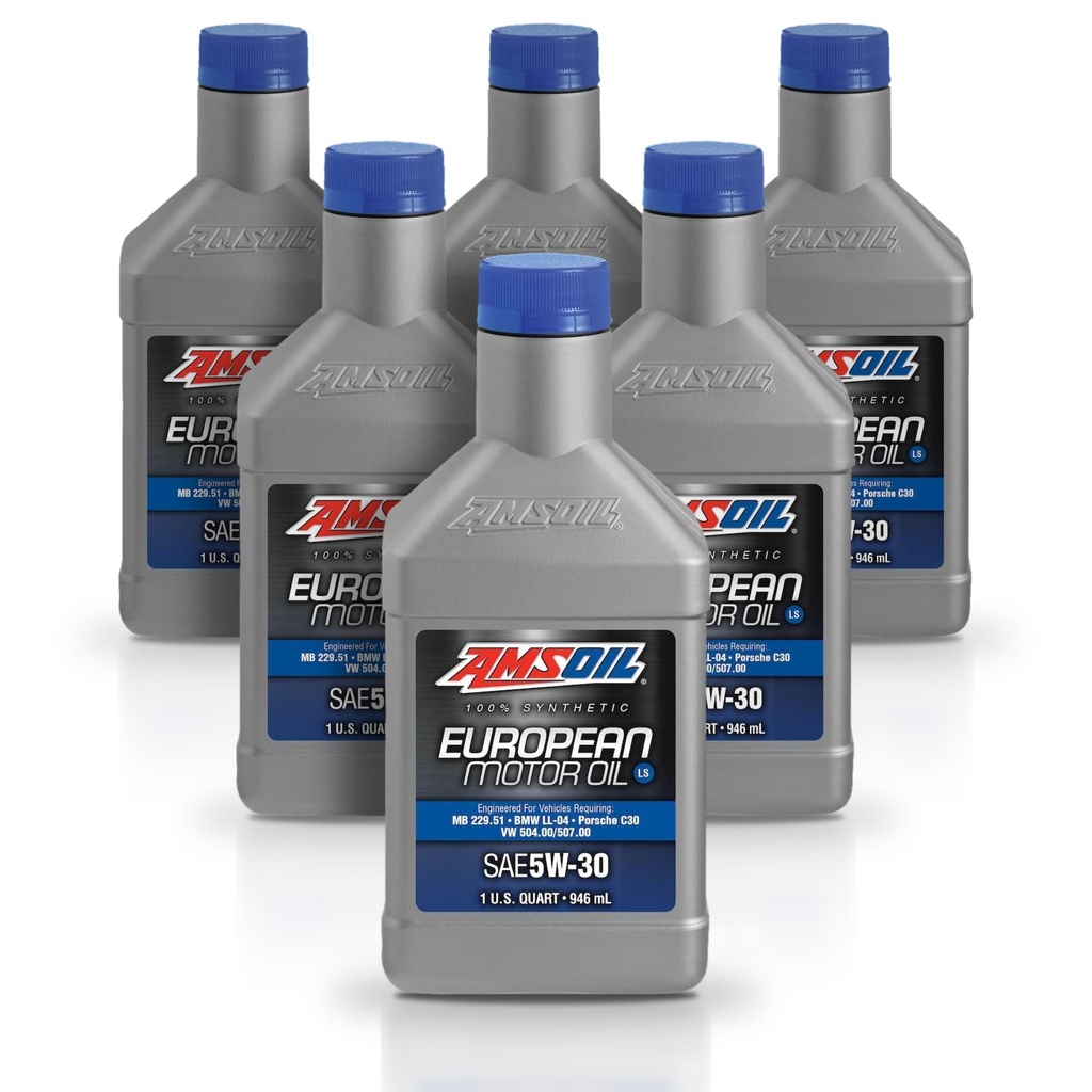 KIT De 6 Aceite 5w30 100% Sintetico Formula Europea Amsoil 6L