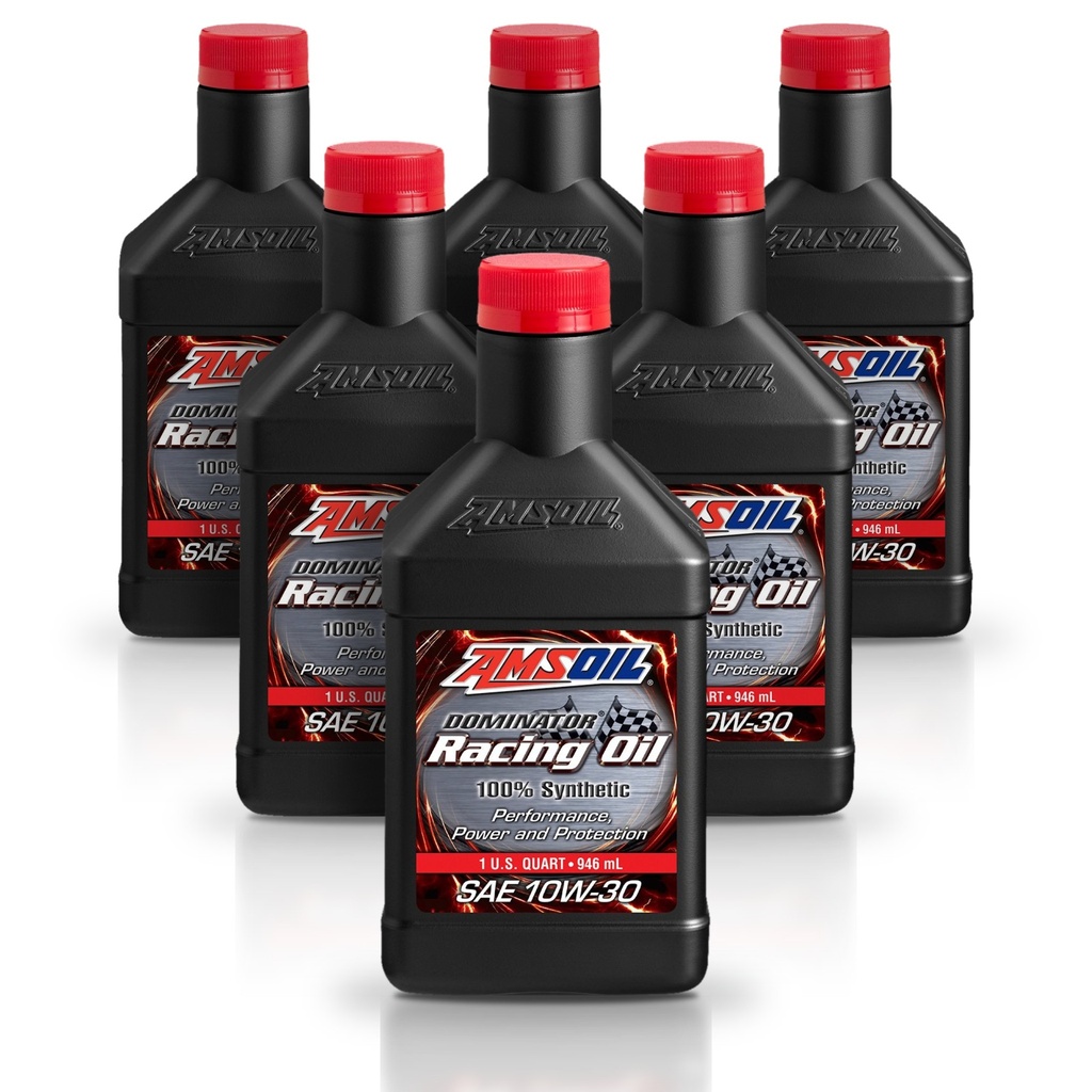 Kt De 6 Aceites 10w30 Dominator Racing 100% Sintetico Amsoil
