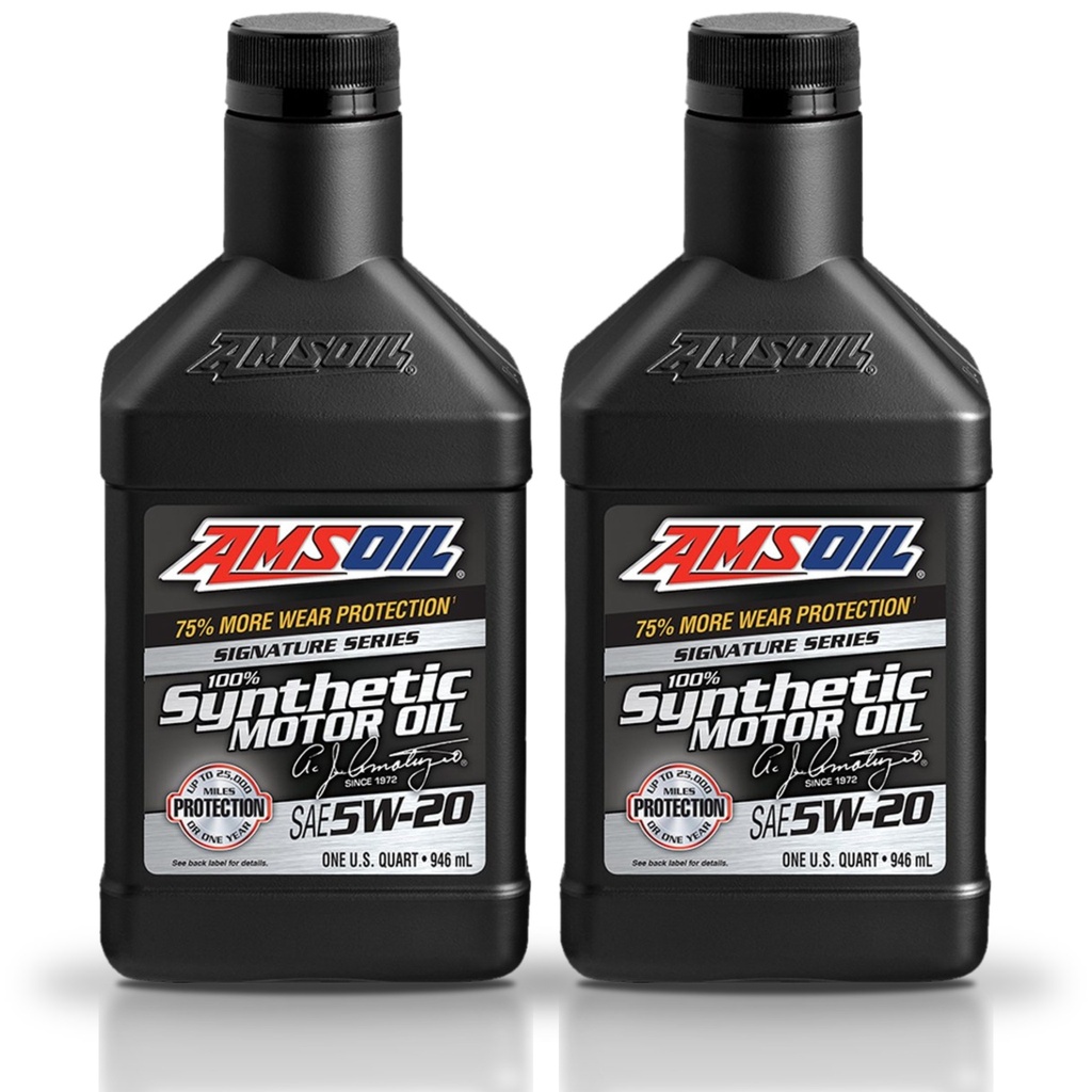 Kit De 2 Aceite 5w20 De Motor Amsoil Signature 100% Sintetico 2L