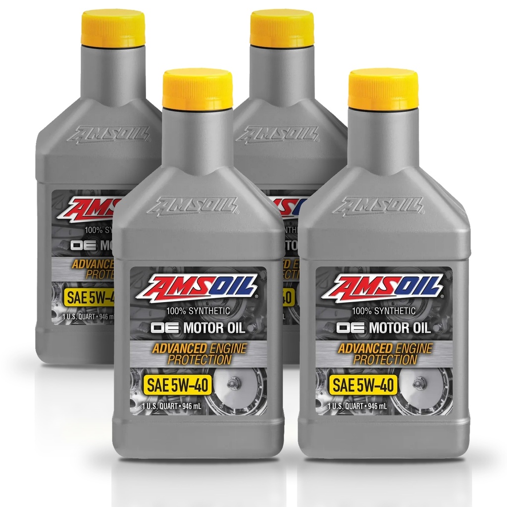 Kit de 4 ceites De Motor 5w40 Oe 100% Sintetico Amsoil 4L