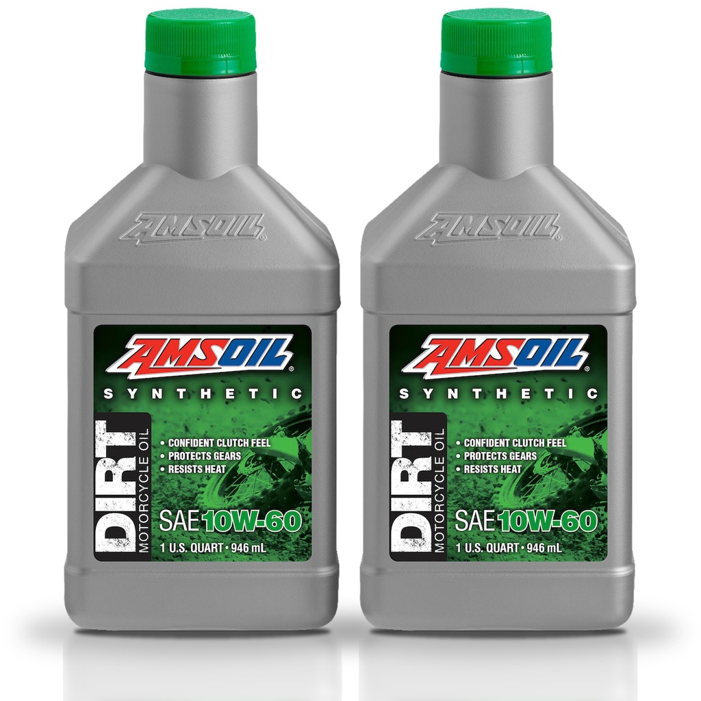 kit De 2 Aceites 10w60 Para Motocicleta Amsoil 100% Sintetico 2L