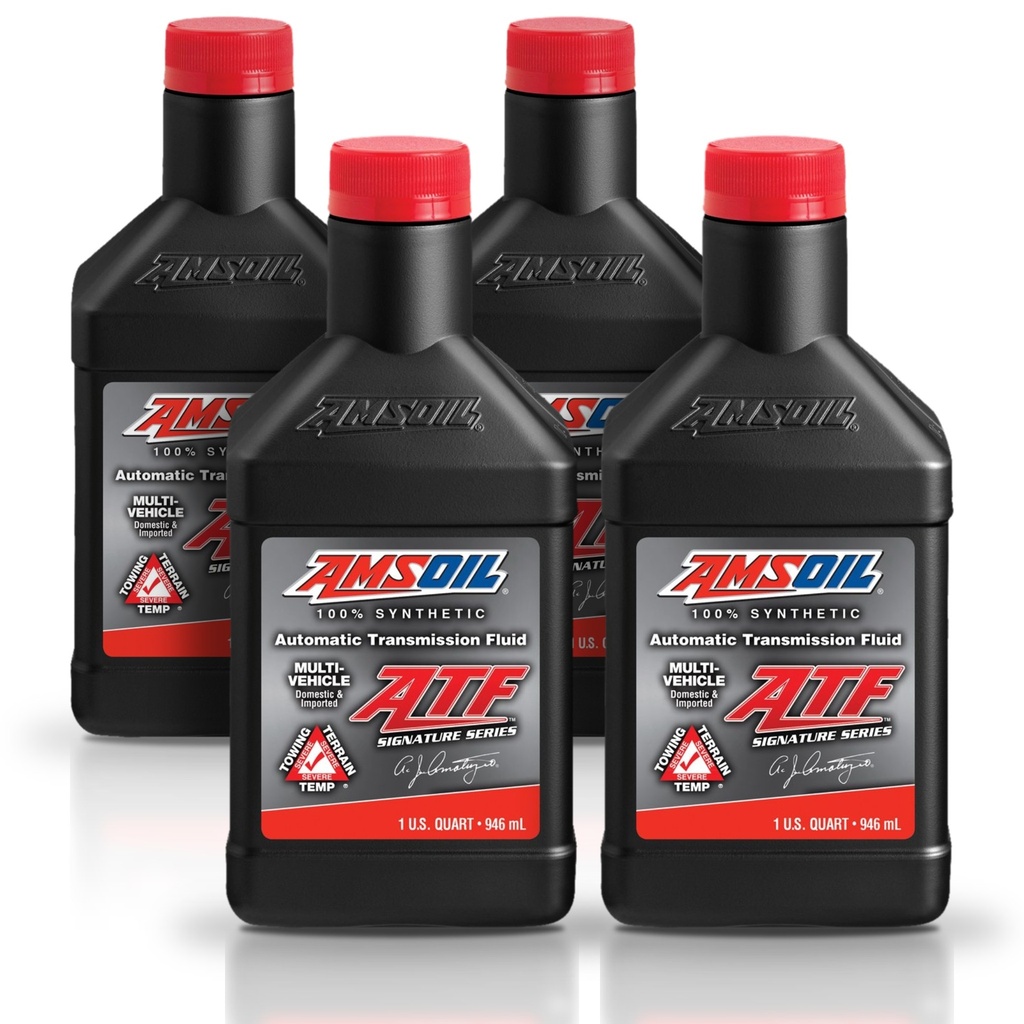 Kit De 4 Aceite De Transmision Automatica 100% Sintetico Amsoil 4L