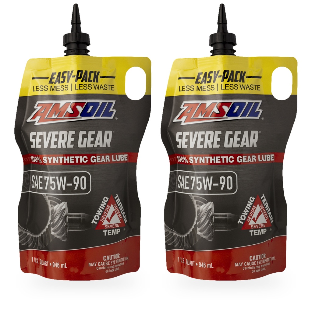 kit De 2 Aceite 75w90 Transmisión 100% Sintético Amsoil Gear 2l