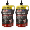kit De 2 Aceite 75w90 Transmisión 100% Sintético Amsoil Gear 2l