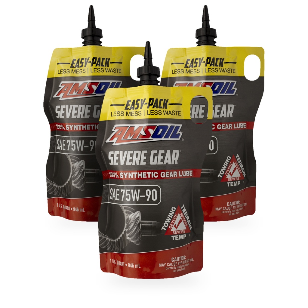 Kit de 3 Aceites 75w90 Transmision 100% Sintético Amsoil Gear 3l
