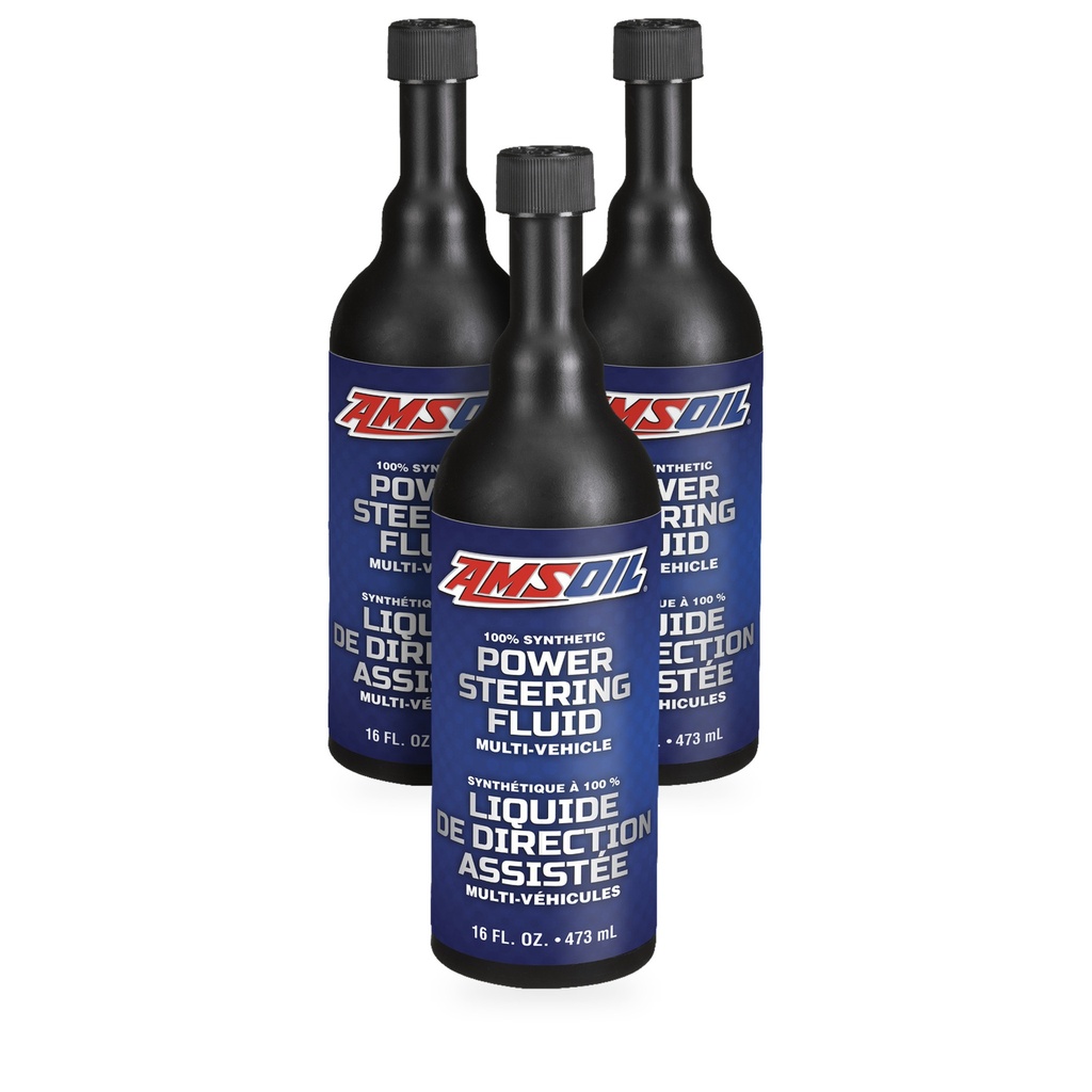 Kit De 3 Liquidos De Direccion Hidraulica Amsoil 100%sintetico Premium