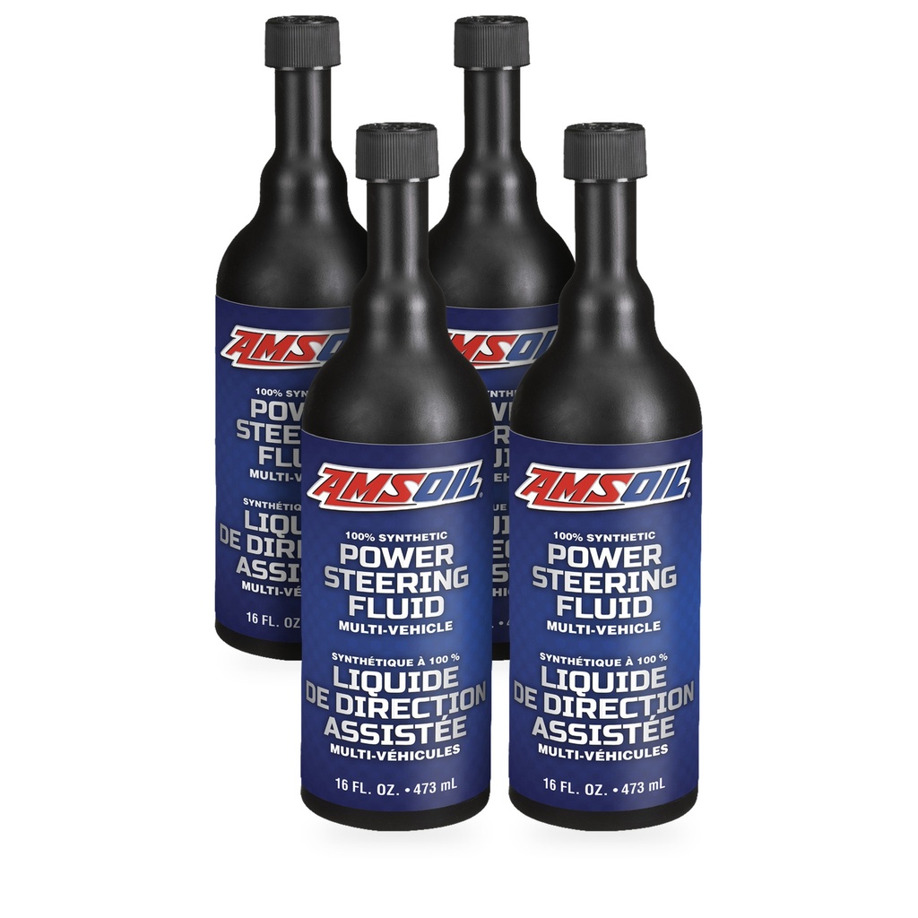 Kit De 4 Liquidos De Direccion Hidraulica Amsoil 100%sintetico Premium