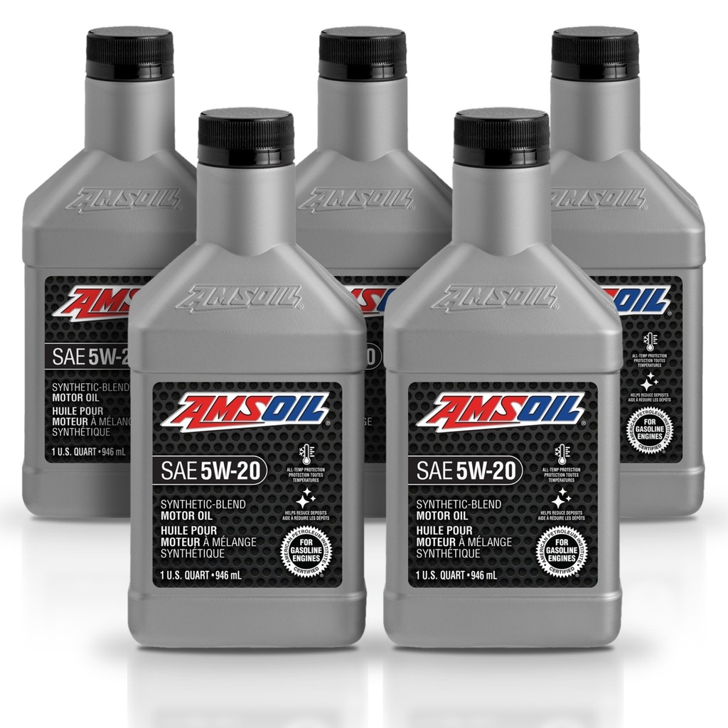 Kit de 5 Aceite 5w20 De Motor Amsoil Sintetico 5l