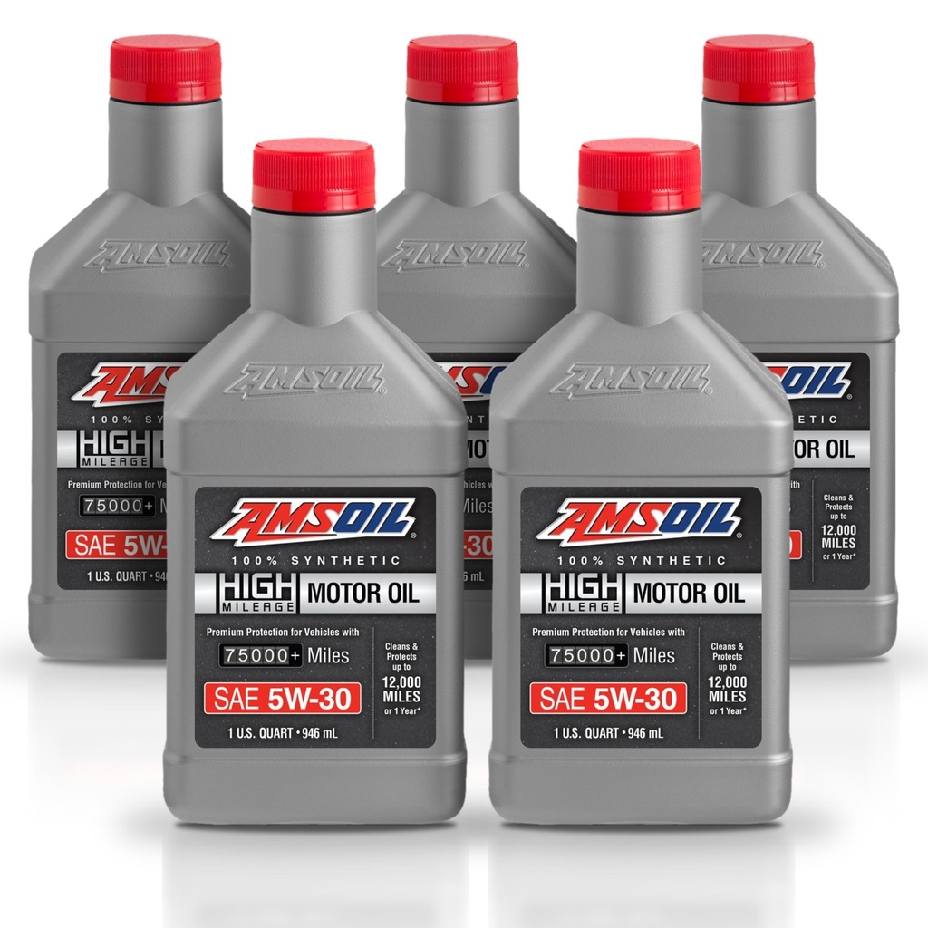 Kit  De 5 Aceite 5w30 Alto Kilometraje 100% Sintetico Amsoil 5L