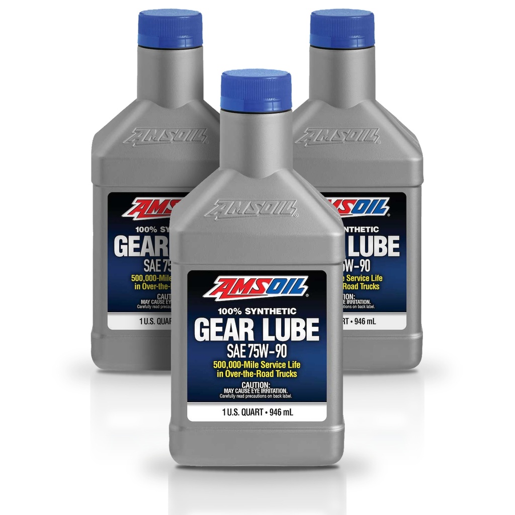 Kit de 3 Aceite 75w90 Transmision Manual Amsoil 100% Sintetico 3l