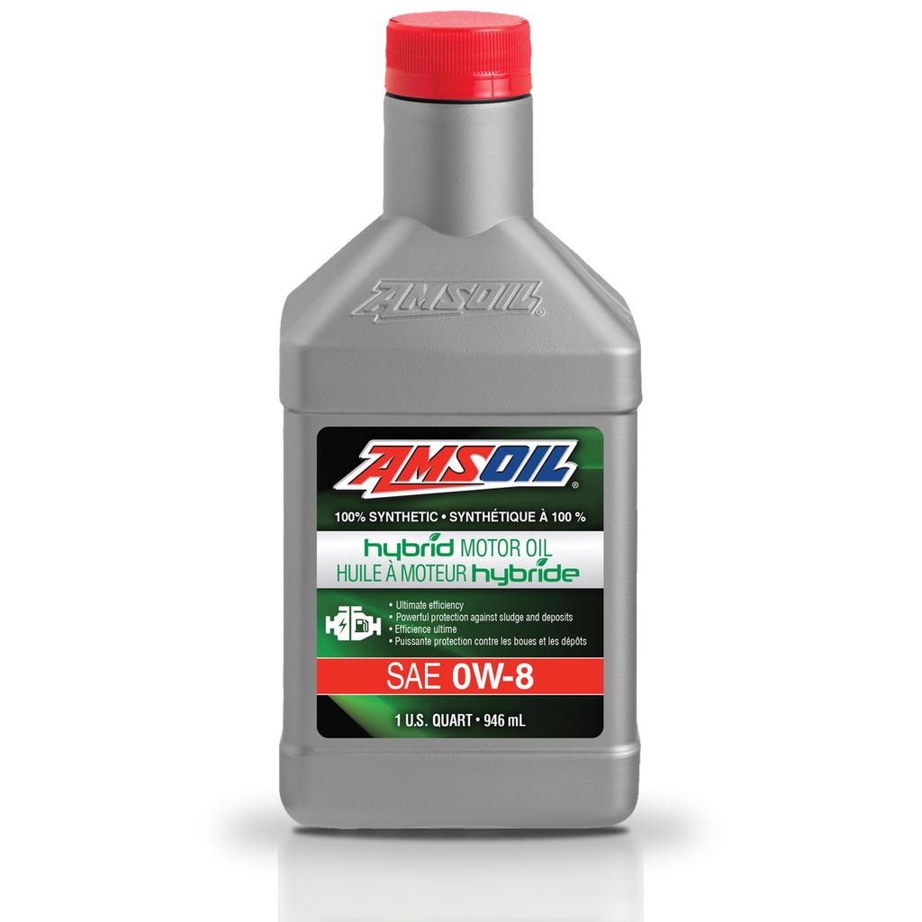 0W8 100% Synthetic Hybrid Motor Oil