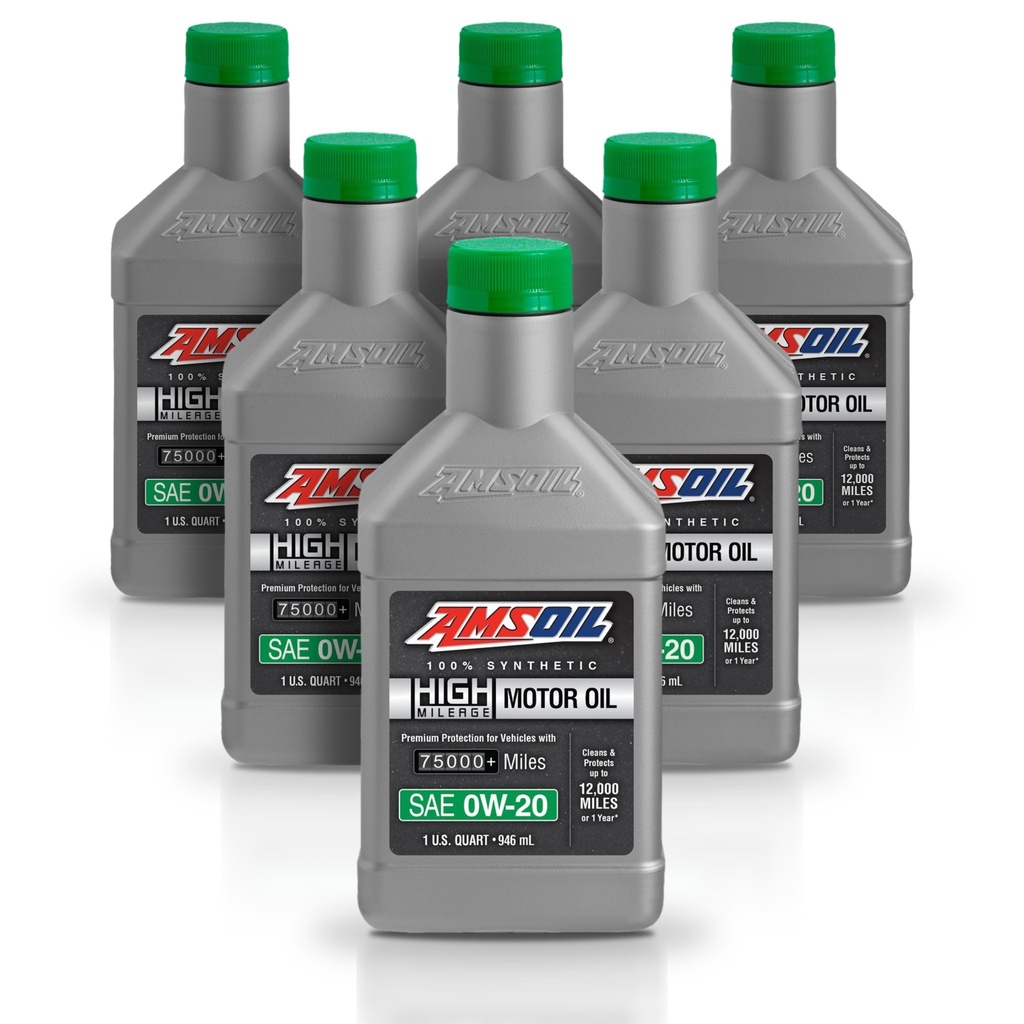 Kit 6 Litros 0W20 Full Syn High Mileage Oil AMSOIL