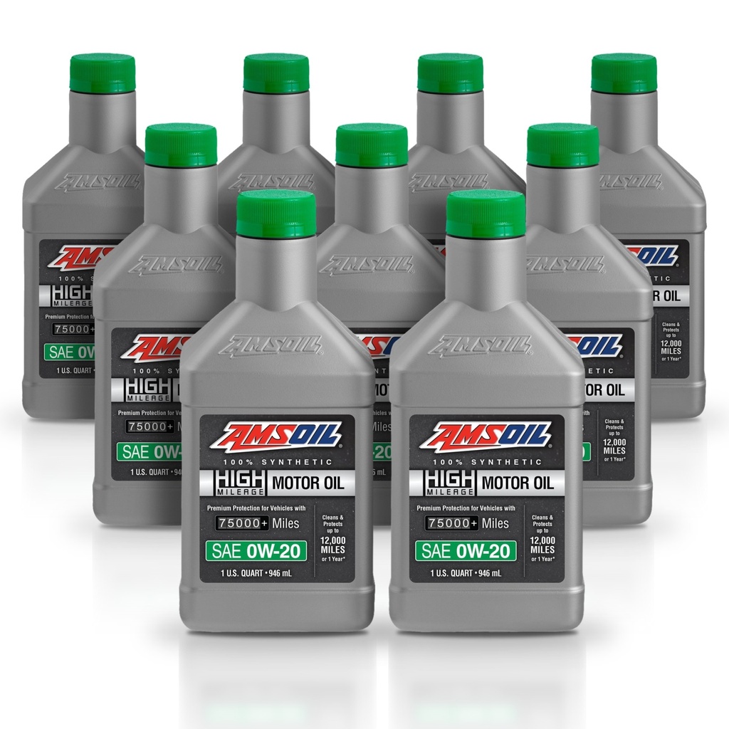 Kit 9 Litros 0W20 Full Syn High Mileage Oil AMSOIL