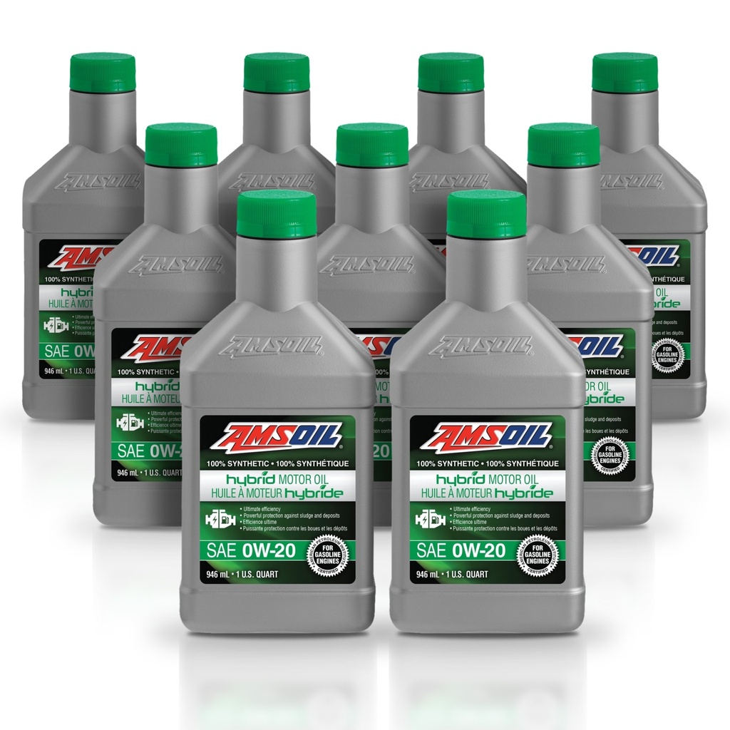 Kit 9 Litros 0W20 Full Syn Hybrid Motor Oil AMSOIL