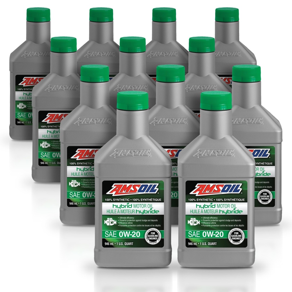 Kit 12 Litros 0W20 Full Syn Hybrid Motor Oil AMSOIL
