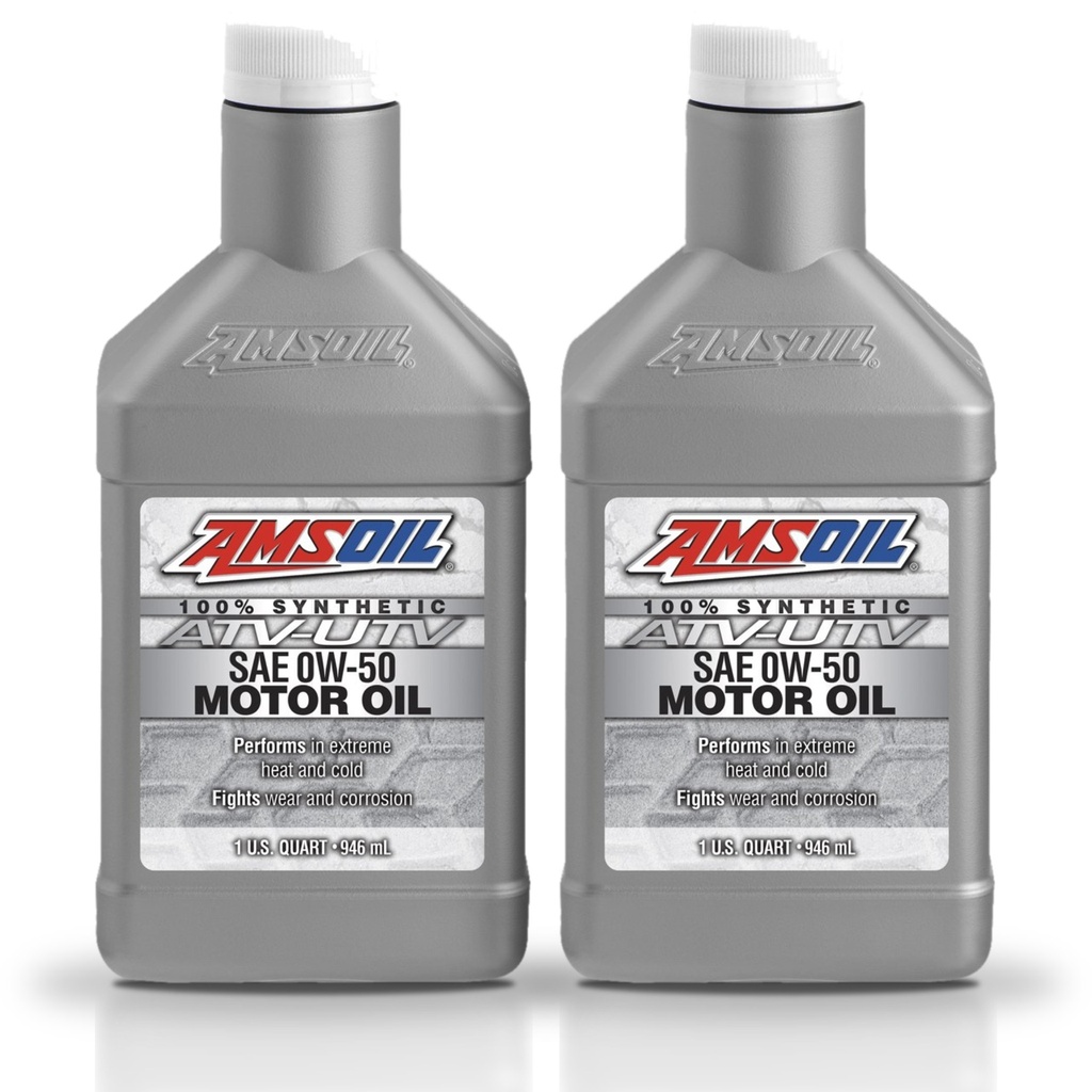 Kit 2 Litros 0W-50 Synthetic ATV/UTV Motor Oil AMSOIL