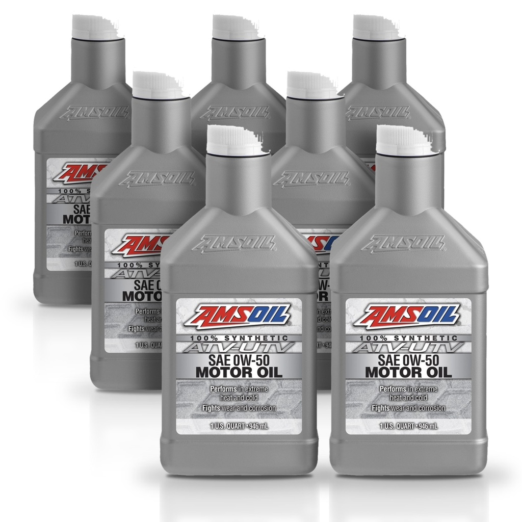 Kit 7 Litros 0W-50 Synthetic ATV/UTV Motor Oil AMSOIL