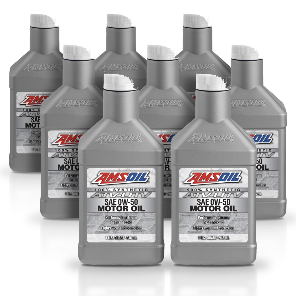 Kit 8 Litros 0W-50 Synthetic ATV/UTV Motor Oil AMSOIL
