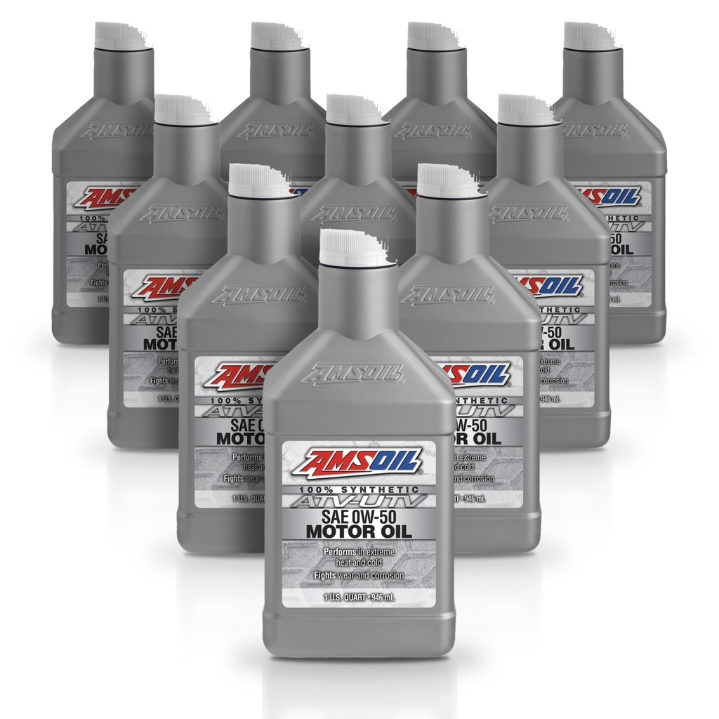 Kit 10 Litros 0W-50 Synthetic ATV/UTV Motor Oil AMSOIL