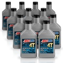Kit 12 Litros 10W-40 100% Synthetic 4T Performance 4-Stroke Motorcycle Oil AMSOIL