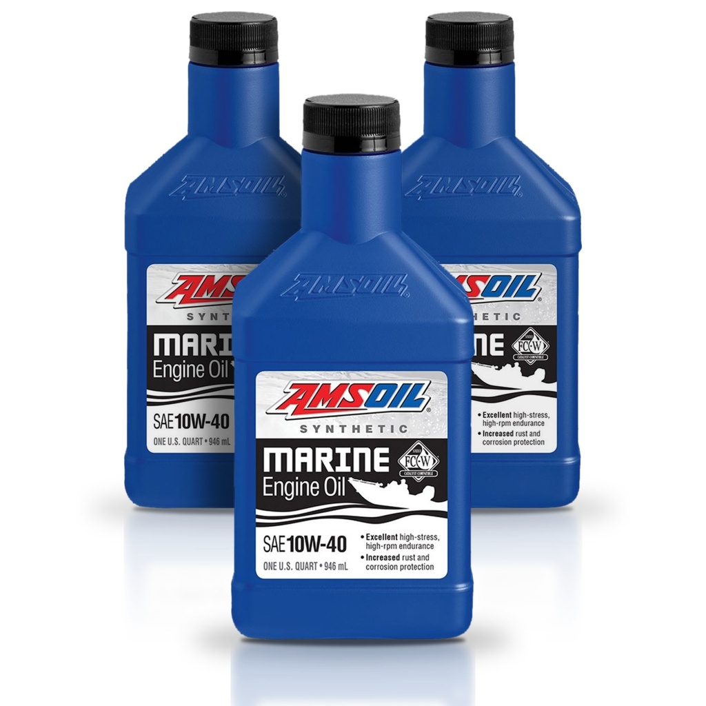 Kit 3 Litros 10W-40 Formula 4-Stroke® Marine Synthetic Oil AMSOIL