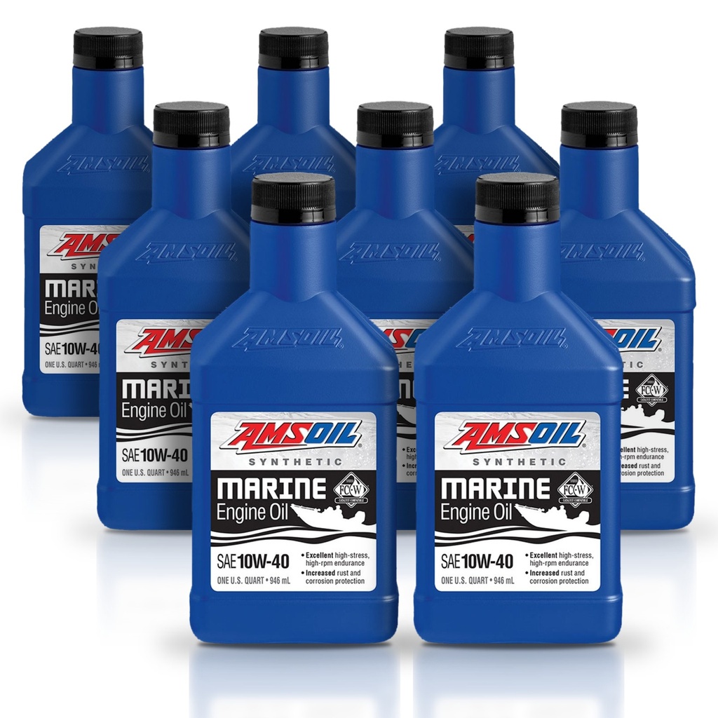 Kit 8 Litros 10W-40 Formula 4-Stroke® Marine Synthetic Oil AMSOIL