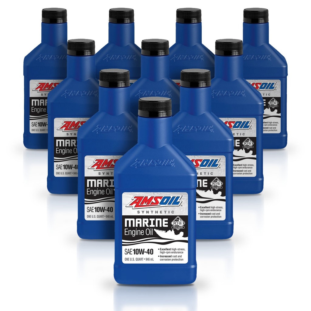 Kit 10 Litros 10W-40 Formula 4-Stroke® Marine Synthetic Oil AMSOIL