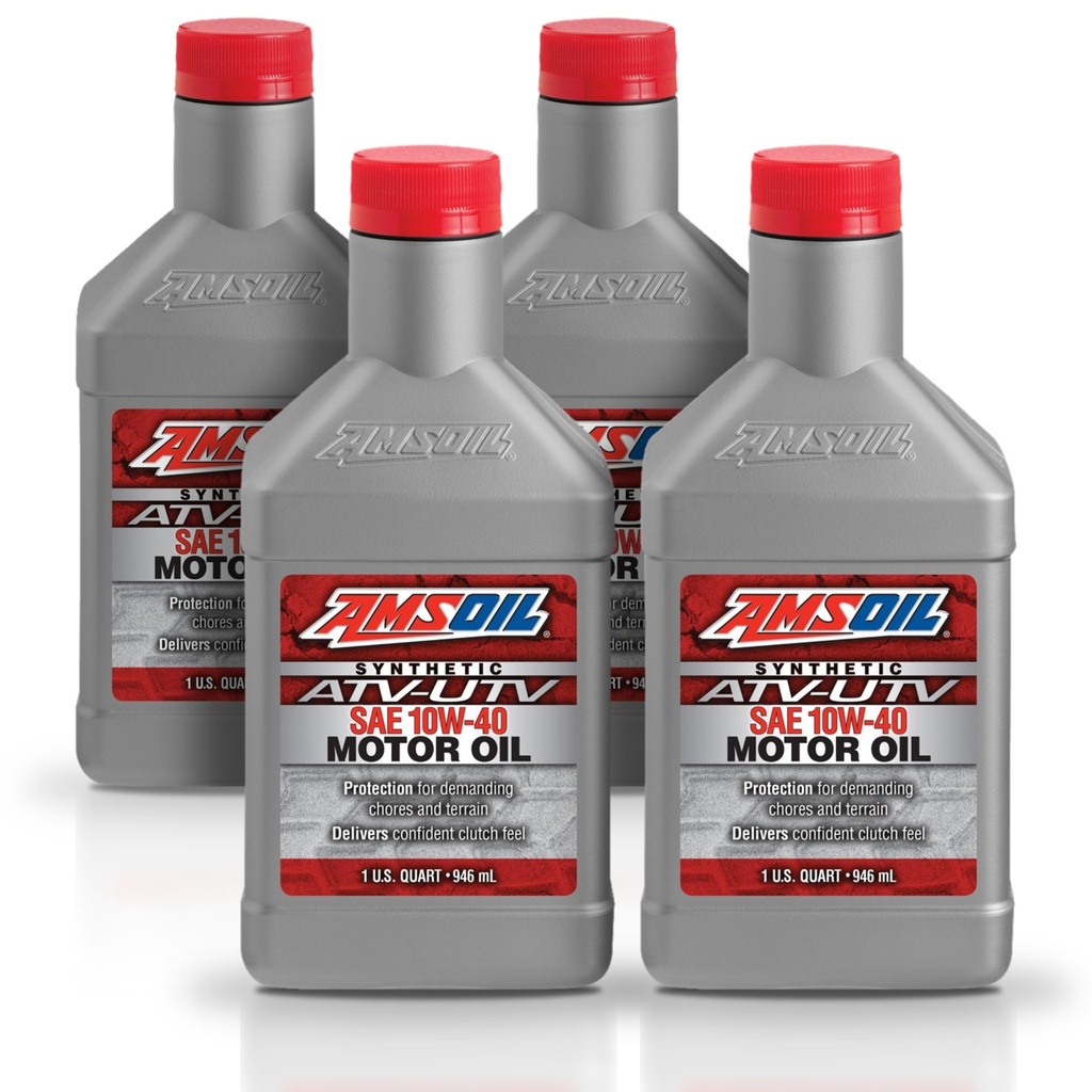 Kit 4 Litros 10W-40 Synthetic ATV/UTV Motor Oil AMSOIL