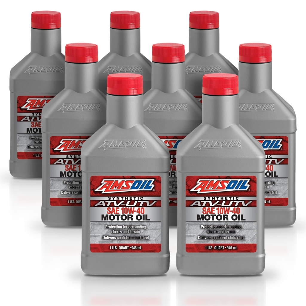 Kit 8 Litros 10W-40 Synthetic ATV/UTV Motor Oil AMSOIL