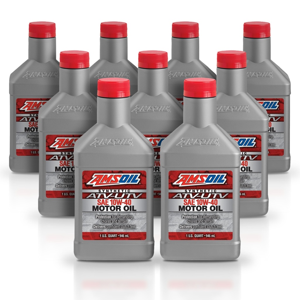 Kit 9 Litros 10W-40 Synthetic ATV/UTV Motor Oil AMSOIL