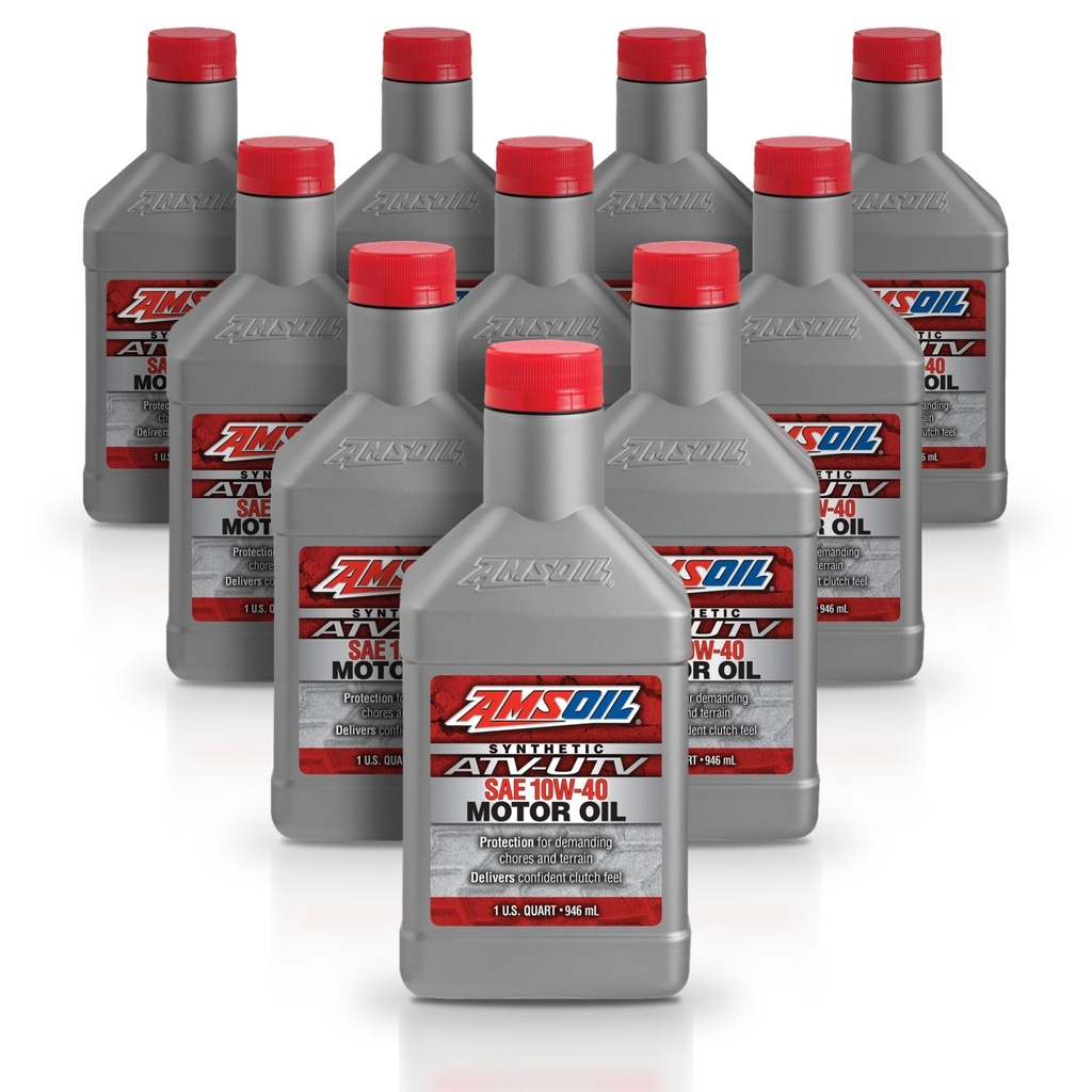 Kit 10 Litros 10W-40 Synthetic ATV/UTV Motor Oil AMSOIL
