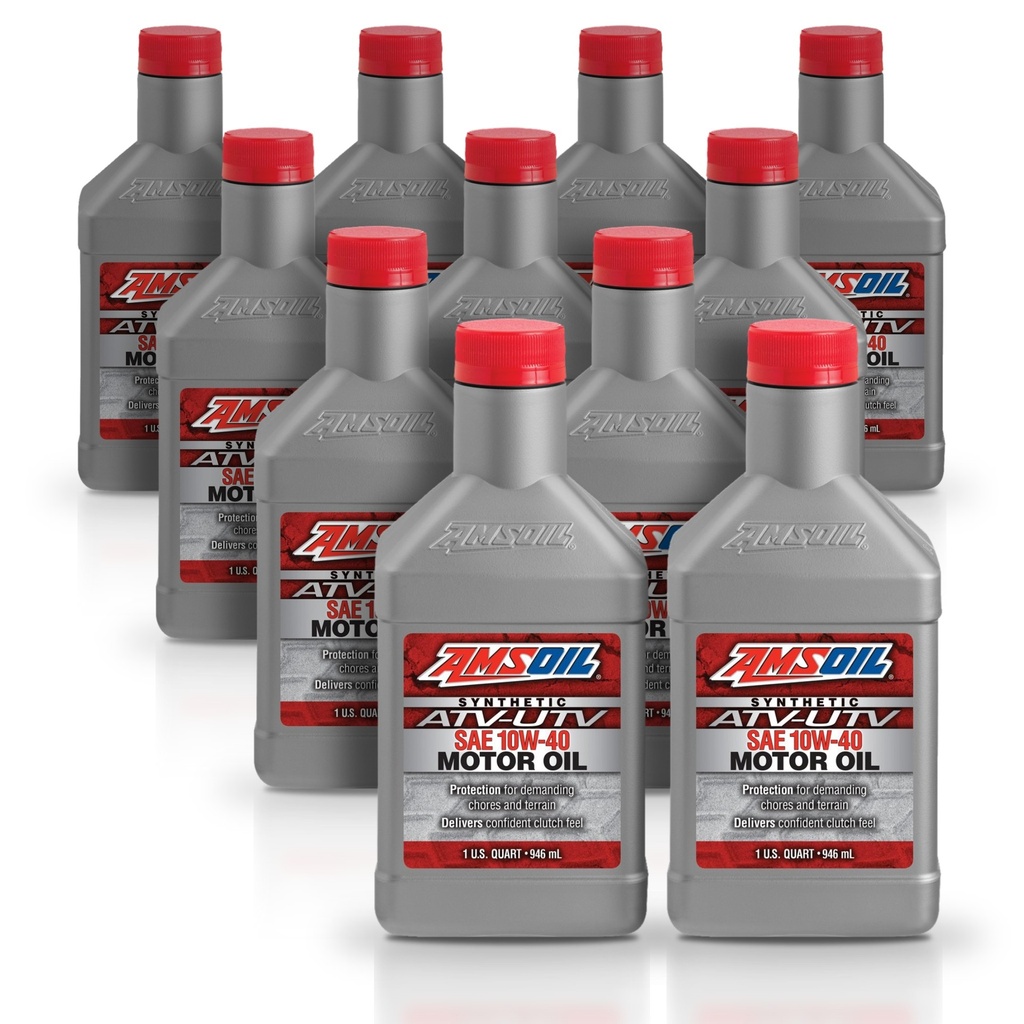 Kit 11 Litros 10W-40 Synthetic ATV/UTV Motor Oil AMSOIL