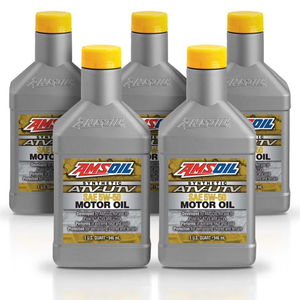 Kit 5 Litros 10W-50 Synthetic ATV/UTV Motor Oil AMSOIL