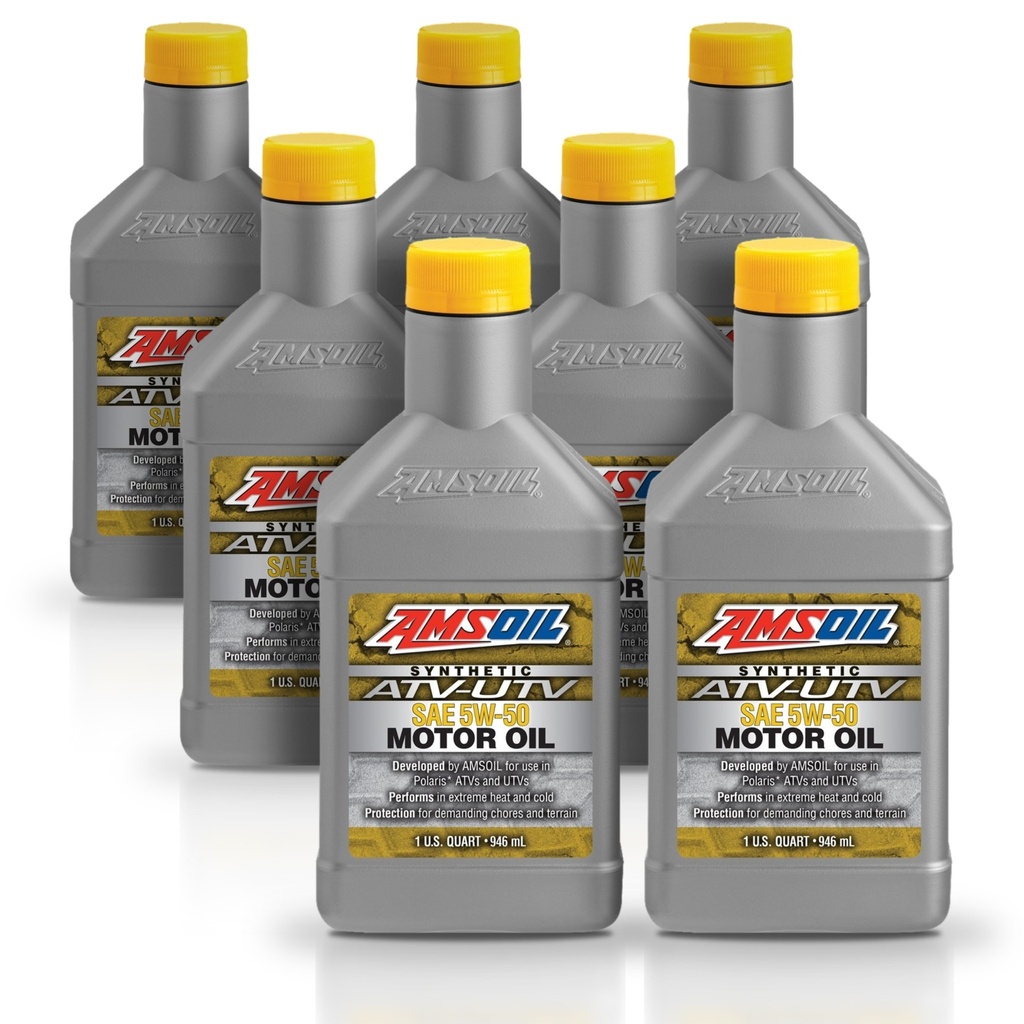 Kit 7 Litros 10W-50 Synthetic ATV/UTV Motor Oil AMSOIL